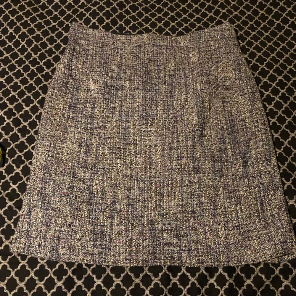 J.Crew Womens Gray Short Skirt Sz 8 100% Acetate K25